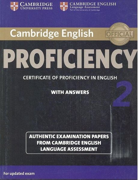 Cambridge English Proficiency 2 Student's Book with Answers, Taschenbuch von Cambridge ESOL, Cambridge University Press