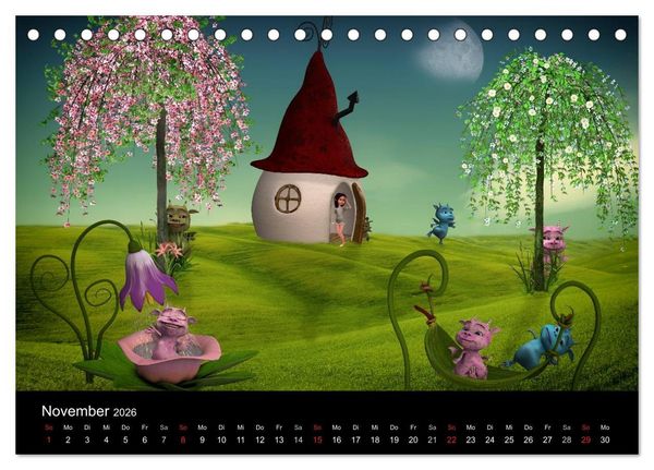 Produktbild: M&auml;rchenhaftes f&uuml;r Kinder (Tischkalender 2026 DIN A5 quer), CALVENDO Monatskalender