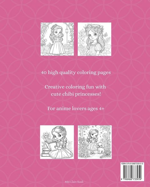 Produktbild: Anime Art Angelic Chibi Anime Princess Coloring Book