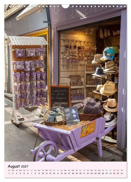 Produktbild: Provence &ndash; Scenic Villages of France (Wall Calendar 2027 DIN A3 portrait), CALVENDO 12 Month Wall Calendar