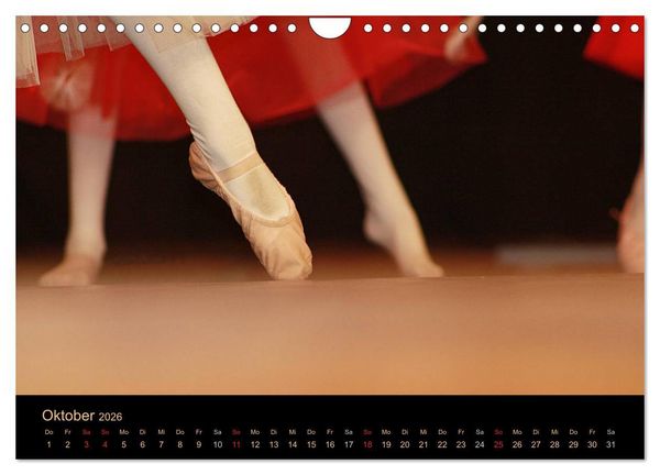 Produktbild: M&auml;dchentr&auml;ume - Ballett und Tanz (Wandkalender 2026 DIN A4 quer), CALVENDO Monatskalender