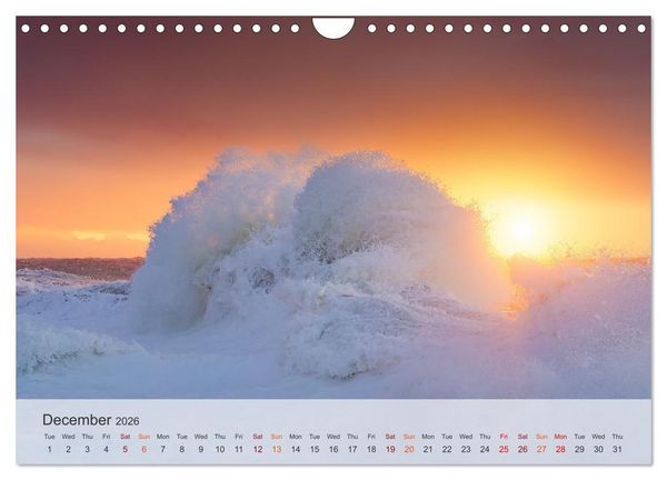 Produktbild: Melody of the waves (Wall Calendar 2026 DIN A4 landscape), CALVENDO 12 Month Wall Calendar