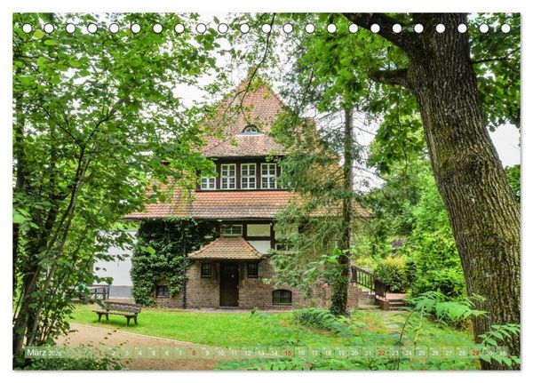 Produktbild: Die Villenkolonie in Buchschlag (Tischkalender 2026 DIN A5 quer), CALVENDO Monatskalender