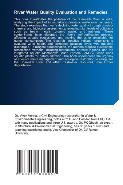 Produktbild: River Water Quality Evaluation and Remedies