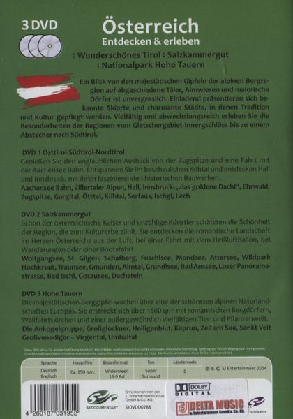Produktbild: &Ouml;sterreich - entdecken & erleben [3 DVDs]