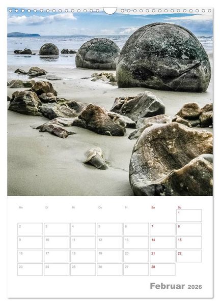 Produktbild: Kalenderplaner g'day Neuseeland 2026 (Wandkalender 2026 DIN A3 hoch), CALVENDO Monatskalender