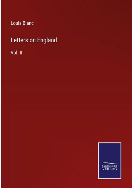 Produktbild: Letters on England