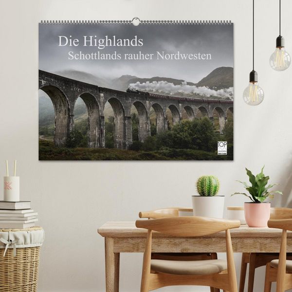 Produktbild: Die Highlands - Schottlands rauher Nordwesten (Wandkalender 2026 DIN A2 quer), CALVENDO Monatskalender