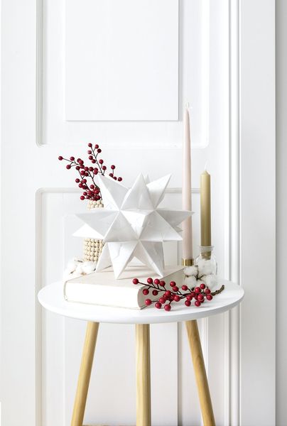 Produktbild: Folia Bascetta-Stern Set, TRANSPARENTPAPIER 115g/m&sup2;, 15x15cm, 32 Blatt, wei&szlig;
