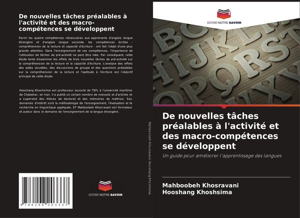 Produktbild: De nouvelles t&acirc;ches pr&eacute;alables &agrave; l'activit&eacute; et des macro-comp&eacute;tences se d&eacute;veloppent