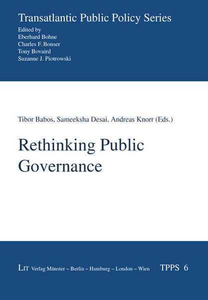 Produktbild: Rethinking Public Governance