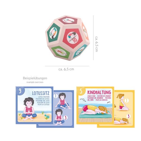 Produktbild: Yoga-W&uuml;rfel-Set f&uuml;r Kinder
