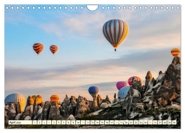 Produktbild: Mit dem Ballon &uuml;ber Kappadokien (Wandkalender 2026 DIN A4 quer), CALVENDO Monatskalender
