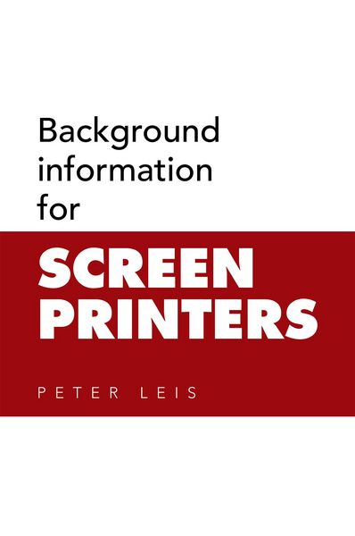 Produktbild: Background Information for Screen Printers