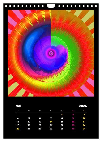Produktbild: Energie-Spiralen 2026 (Wandkalender 2026 DIN A4 hoch), CALVENDO Monatskalender