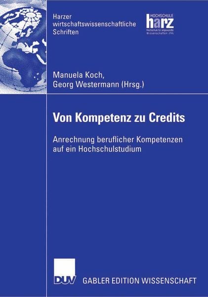 Von Kompetenz zu Credits, Taschenbuch von Manuela Koch , Georg Westermann, Deutscher Universitätsverlag, 9783835006263