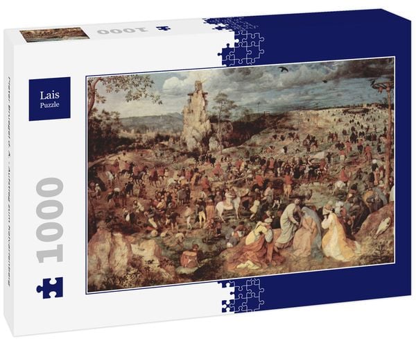 Produktbild: Lais Puzzle Pieter Bruegel d. &Auml;. - Aufstieg zum Kalvarienberg 1000 Teile