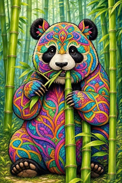 Produktbild: Mandala Tiere Malbuch f&uuml;r Erwachsene mit 50 sch&ouml;nen Ausmalmotiven