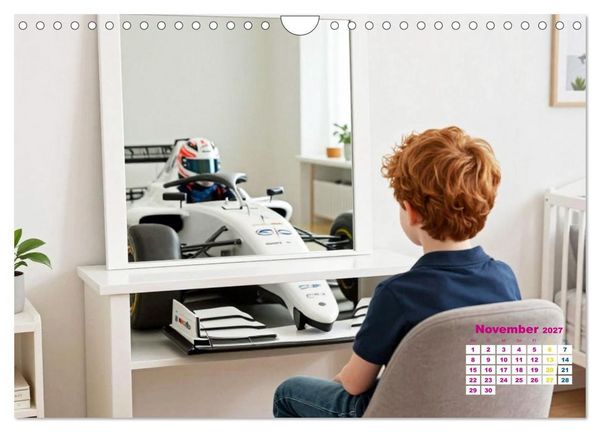 Produktbild: Zukunft im Spiegelbild - Tr&auml;ume ver&auml;ndern sich nicht, sie reifen (Wandkalender 2027 DIN A4 quer), CALVENDO Monatskalender