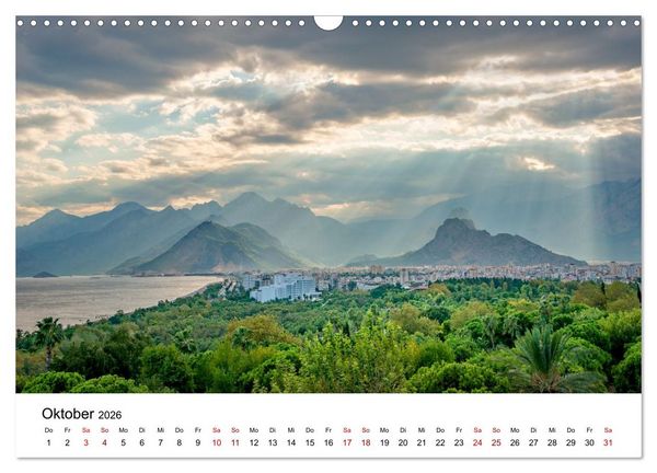 Produktbild: T&uuml;rkei, Antalya: Urlaubsparadies am Mittelmeer (Wandkalender 2026 DIN A3 quer), CALVENDO Monatskalender