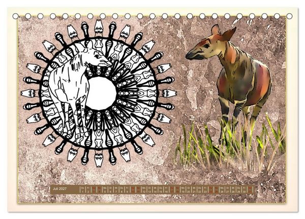 Produktbild: Mandalas 2027 - Beruhigende Momente (Tischkalender 2027 DIN A5 quer), CALVENDO Monatskalender