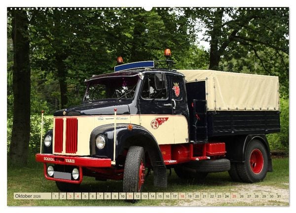 Produktbild: Historische Nutzfahrzeuge (Wandkalender 2026 DIN A2 quer), CALVENDO Monatskalender