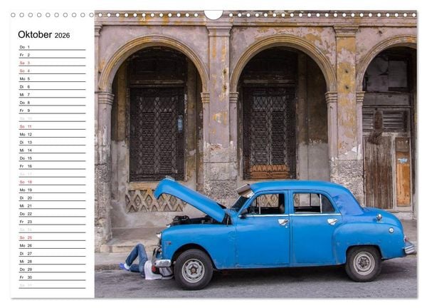 Produktbild: Cars on Cuba (Wandkalender 2026 DIN A3 quer), CALVENDO Monatskalender