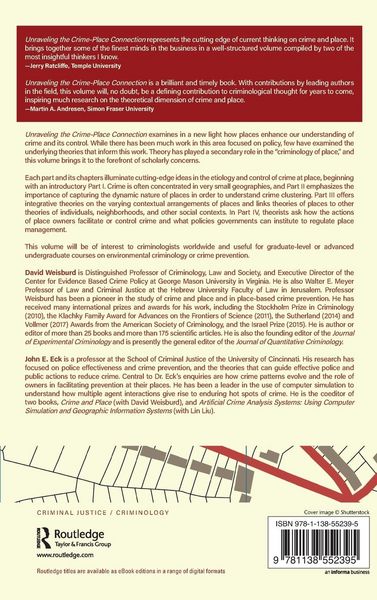 Produktbild: Unraveling the Crime-Place Connection, Volume 22