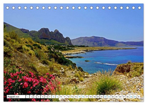 Produktbild: Sizilien - Nordwesten (Tischkalender 2026 DIN A5 quer), CALVENDO Monatskalender
