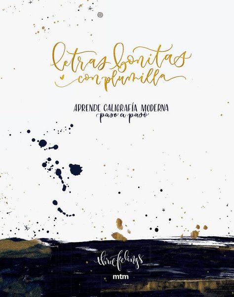 Produktbild: Letras bonitas con plumilla
