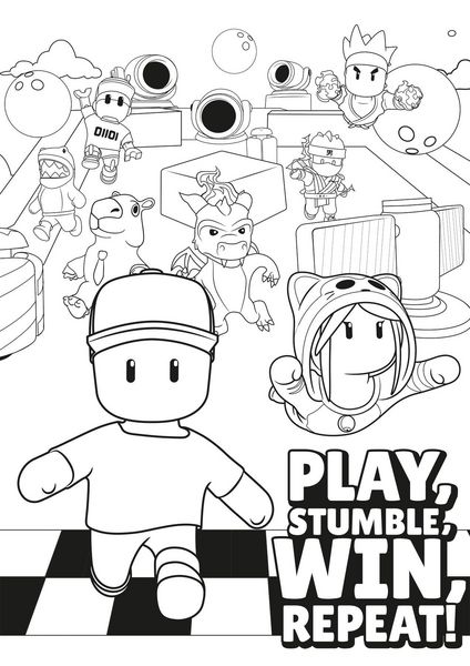 Produktbild: Stumble Guys: Der gro&szlig;e Kreativblock