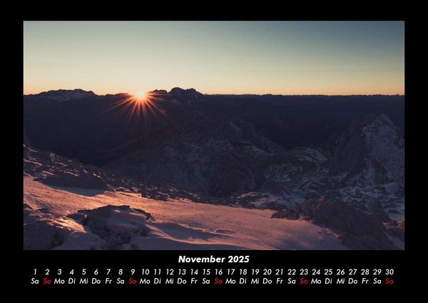 Produktbild: Berge 2025 Fotokalender DIN A3