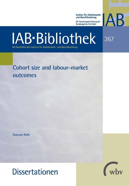 Produktbild: Cohort size and labour-market outcomes