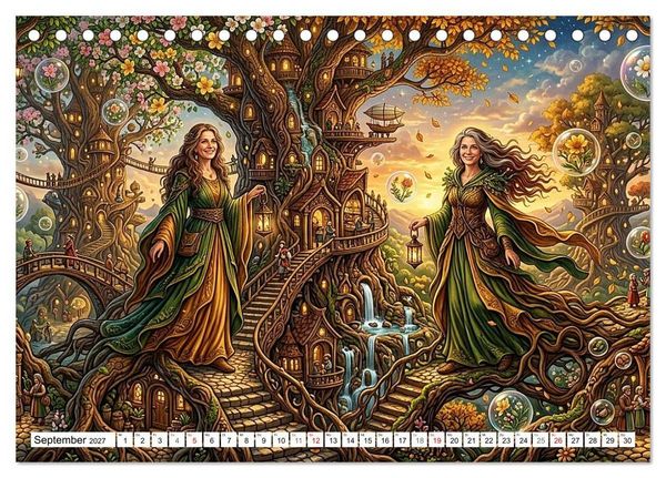 Produktbild: Was das Leben f&uuml;hlt (Tischkalender 2027 DIN A5 quer), CALVENDO Monatskalender