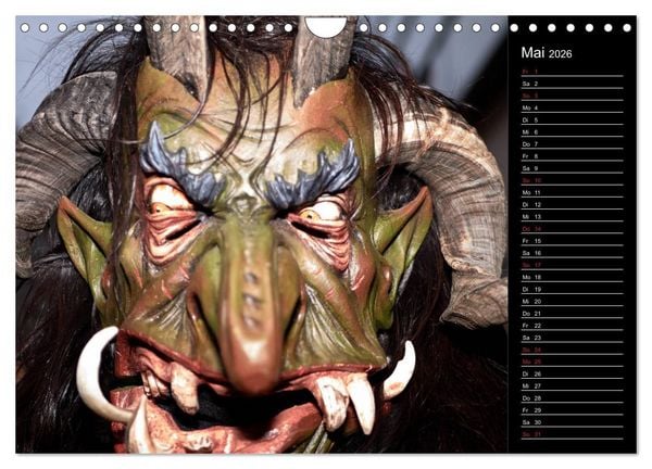 Produktbild: Krampus Kalender 2026 (Wandkalender 2026 DIN A4 quer), CALVENDO Monatskalender