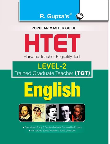 Produktbild: HTET (TGT) Trained Graduate Teacher (Level2) English (Class VI to VIII) Exam Guide