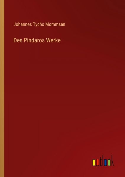 Produktbild: Des Pindaros Werke