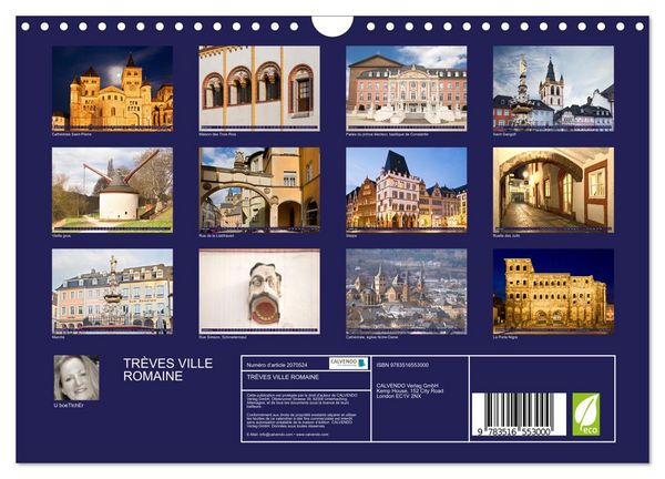 Produktbild: TR&Egrave;VES VILLE ROMAINE (Calendrier mural 2026 DIN A4 vertical), CALVENDO calendrier mensuel
