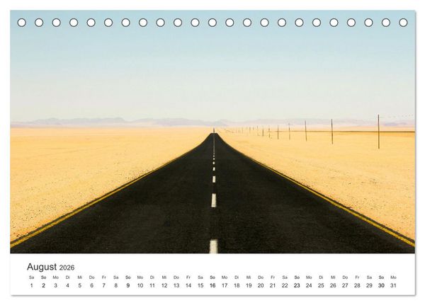 Produktbild: Weisheit - Der Weg ist das Ziel (Tischkalender 2026 DIN A5 quer), CALVENDO Monatskalender