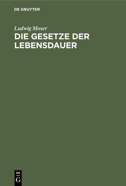 Produktbild: Die Gesetze der Lebensdauer