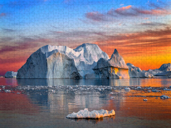 Produktbild: CALVENDO Puzzle Ein Motiv aus dem Kalender Gr&ouml;nland - Zauberwelt aus Eis | 1000 Teile Lege-Gr&ouml;&szlig;e 64x48cm Foto-Puzzle f&uuml;r gl&uuml;ckliche Stunden