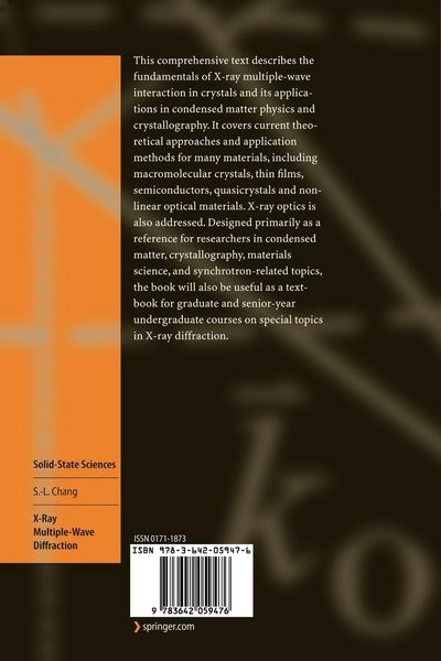 Produktbild: X-Ray Multiple-Wave Diffraction