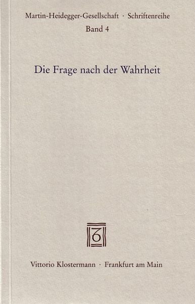 Die Frage nach der Wahrheit