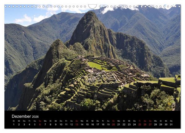 Produktbild: Machu Picchu - Exklusiv (Wandkalender 2026 DIN A3 quer), CALVENDO Monatskalender