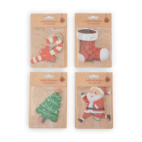 Produktbild: Lufterfrischer weihnachtlich sortiert