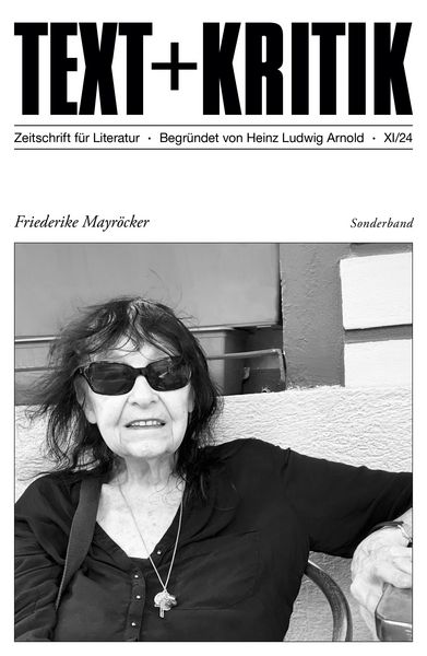 Produktbild: TEXT + KRITIK Sonderband - Friederike Mayr&ouml;cker