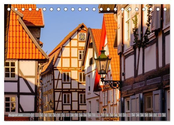 Produktbild: Ein Blick auf Melsungen (Tischkalender 2026 DIN A5 quer), CALVENDO Monatskalender