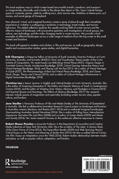 Produktbild: Screen Tourism and Affective Landscapes