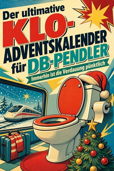 Produktbild: Der ultimative Klo-Adventskalender f&uuml;r DB-Pendler