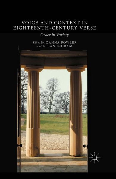 Produktbild: Voice and Context in Eighteenth-Century Verse